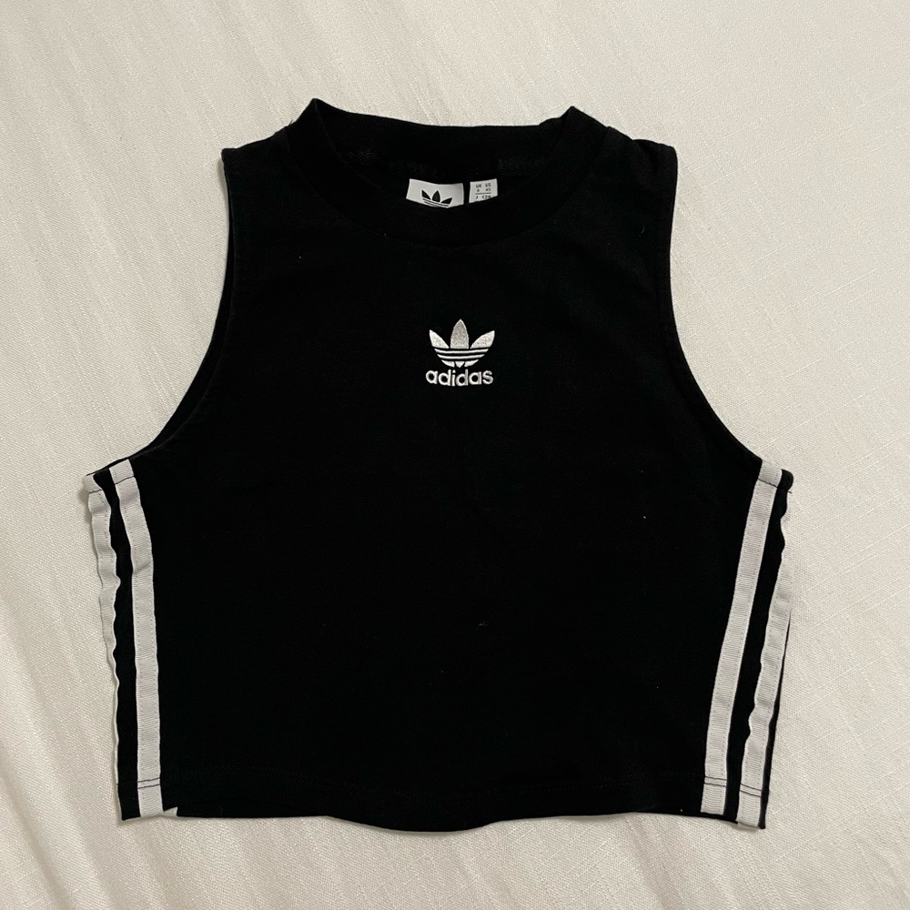 Adidas High neck crop top